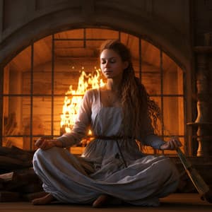 Madrigal Radiante De La Luz Reconfortante Del Fuego: Música Para Aliviar El Estrés - Windlesidad