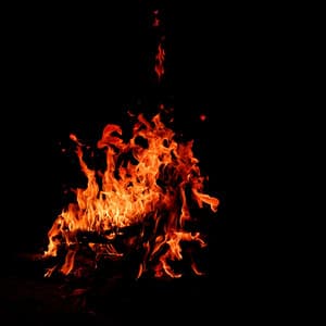 Enchanting Flame Serenity of Embers - Zelodi