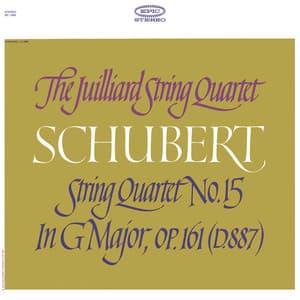 Schubert: String Quartet No. 15 in G Major, Op. 161 - Franz Schubert