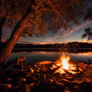 Nature's Fireside Reverie by the River - Recording Nature