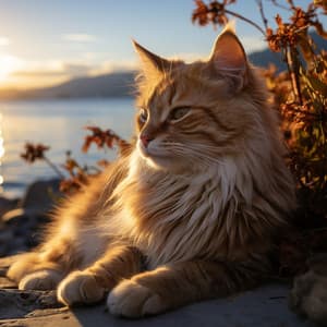 Ronroneo Melódico De Gato: Música Junto Al Arroyo - Orquesta Nativa Americana