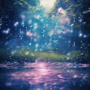 Silver Drops of Mindfulness: Music for Calming the Mind and Releasing Stress with Rain - Intentional Vibes