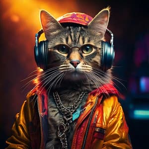 Hip Hop Cat Grooves: Melodies for Feline Friends - Cozy Lofi