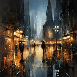 Reflexiones Lluviosas: Una Ducha Meditativa De Paz - La arpa y el piano