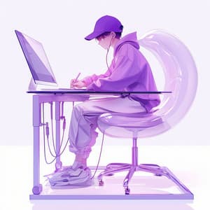 Læringsmorgen med Celeste: Ord der Danser i Lys - Music for Focus and Work