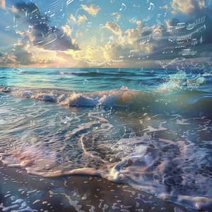 Ocean's Symphony: Tidal Music Flow - Tropical Bliss