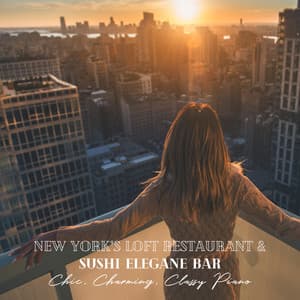 Chic, Charming, Classy Piano: New York’s Loft Restaurant & Sushi Eleganе Bar, Piano Drink Bar - Relaxing Piano Music Ensemble