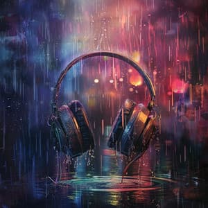 Rain's Melodic Echoes: Soothing Soundscapes - Particles And Waves