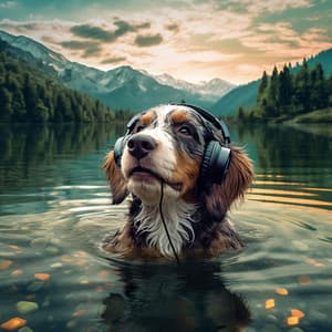River's Mindful Pet Moments: Water's Tail-wagging Serenity - The Thing About Noise