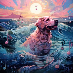 Melodic Tides: Dog Melodies Amid Ocean Ripples - XLD Library