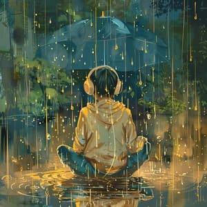 Relaxation under Rain: Gentle Music Echoes - Relaxing Easy Listening