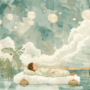 Entspanntes Schlummern im Spa-Himmel: Schlafwandelnde Träume entfalten sich - Einschlafen