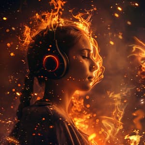 Fire Sleep Echoes: Binaural Calm - Fall Asleep Machine