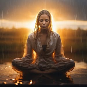 Flujo De Yoga De La Lluvia: Paisajes Sonoros Serenos - Cena Música Chillout