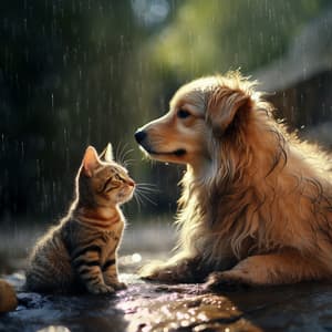 Ritmos De Lluvia Para Perseguir: Melodías De Juego Para Perros - Calmante para perros