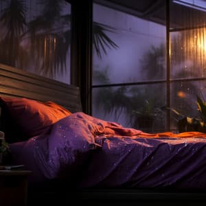 Binaural Nightfall: Rain Sleep Harmonies - Sleeping Frequencies