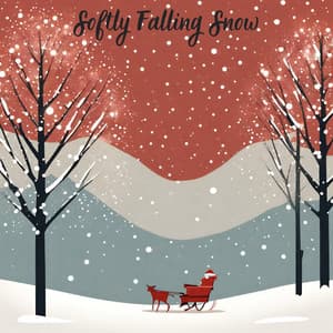 Softly Falling Snow: Cozy Christmas Serenity, Snowfall Jazz - Happy Christmas Music