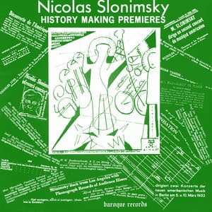 History Making Premieres – A Program Of South American Music - Nicolas Slonimsky