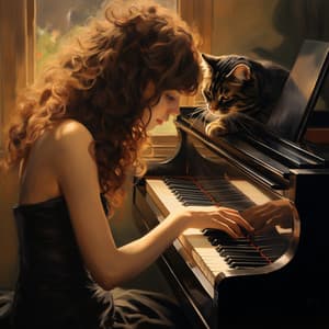 Oasis De Piano Para Felinos: Serenata Melódica Ronronera - Lista de reproducción Classy Bossa Piano Jazz