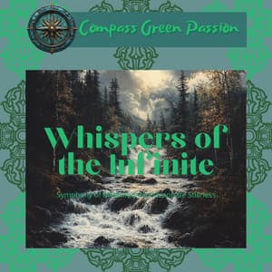 Whispers of the Infinite: Symphony of Meditation & Passionate Stillness - Compass Green Passion