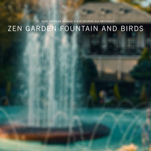 Zen Garden Fountain and Birds - Dr. John Douglas