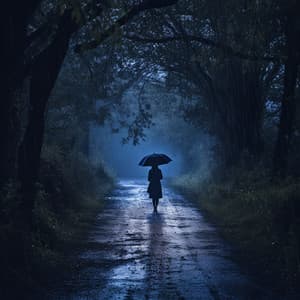 Footsteps in Downpour: Strolling in the Rain - Path to the Wild