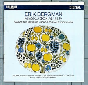 Bergman : Mieskuorolauluja / Songs for Male Voice Choir - Erik Bergman