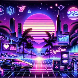 Digital Daze: Y2K Synthwave Chill for Retro Vibes - Synthwave Chillout Vibes
