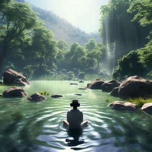 Binaural Relaxation: River Serene Harmonics - Auditory Illusion