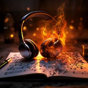 Binaural Flames: Resonant Ember Harmonies - Binaural Brain Waves