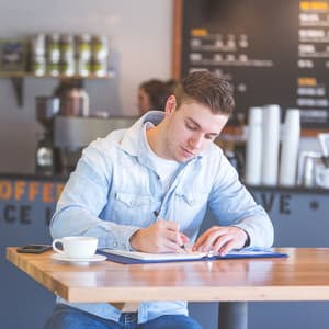 Calming Jazz Improvisations: Coffee Shop Melodies for Serene Study Time - Relaxing Instrumental Jazz and Coffee