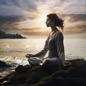 Meditación Del Océano: Olas De Enfoque Calmado - Naturaleza Exclusiva