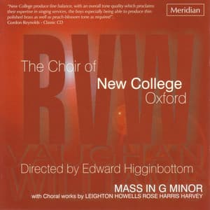 Vaughan Williams: Mass in G Minor - Choir of New College, Oxford