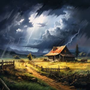 Countryside Rain Reverie: Rural Serenity - Zama Rain