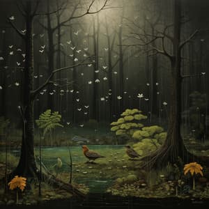 Nature's Symphony of Rain Birds - Portrait of Nature