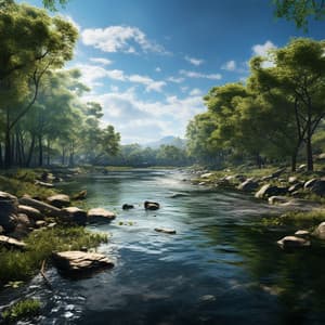 River Relaxation Journey: Calm Flowing Waters - Serenity Music Relaxation