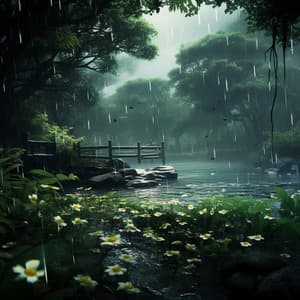 Nature's Echo: Raindrops for Serene Evenings - Solfeggio Impulse