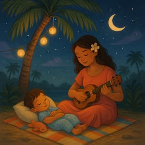 Sen pod palmą, Kołysanka z ukulele dla dzieci - Maja Wójcik