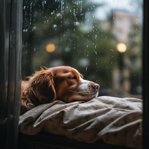 Retiro Lluvioso Para Mascotas: Música Binaural Relajante Para La Felicidad - Guerrero binaural