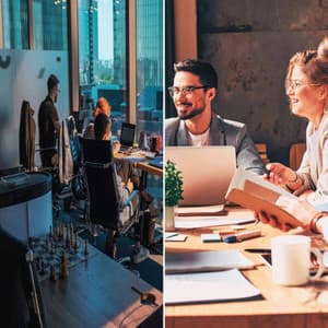 Backdrop for Repetitive Work - Groovy Trumpet, Alto Sax and Tenor Sax - Easy Dinner Music