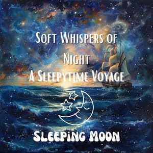Soft Whispers of Night: A Sleepytime Voyage - Sleeping Moon