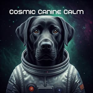 Cosmic Canine Calm: Ambient Dog Tones, Healing Vibes, Starry Therapy - Calm Pets Music Academy