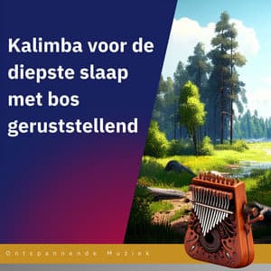 Kalimba voor de diepste slaap met bos geruststellend - Ontspannende Muziek