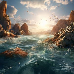 Ocean Work Flow: Soothing Sea Ambience - Music for Focus and Work