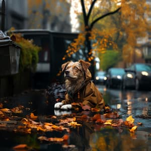 Armonía De Lluvia En Calma Para Perros: Música Bajo La Lluvia - Tulipanes rosas