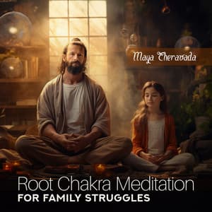 Root Chakra Meditation for Family Struggles: Healing Frequency for Leg & Foot Restoration, Addiction Recovery, and Depression Relief - Maya Theravada