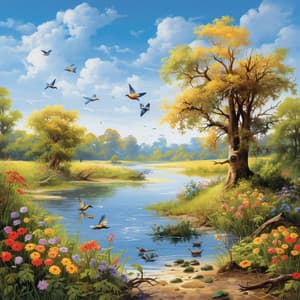 Nature's Rejuvenation: Binaural River Revival - Dao Nature