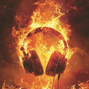 Blaze Echoes: Fiery Music Pulse - Relaxation Sessions