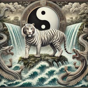 Celestial White Tiger Dance: Shakuhachi Ambient Bliss, Autumn Sleep Lullaby - Japanese Zen Shakuhachi