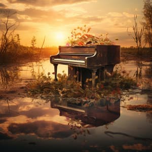 Piano Music: Nostalgic Rhythms - Stress Relief Calm Oasis